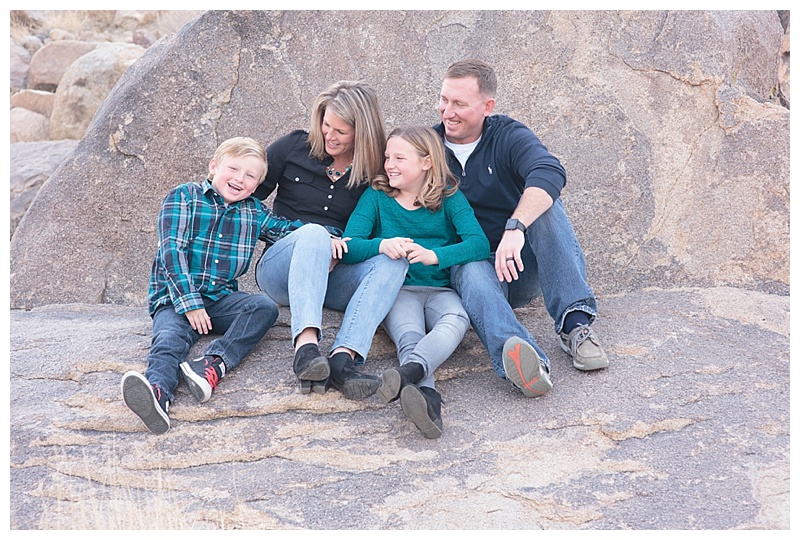 Twentynine Palms Family Photography: Rock Climbing Session