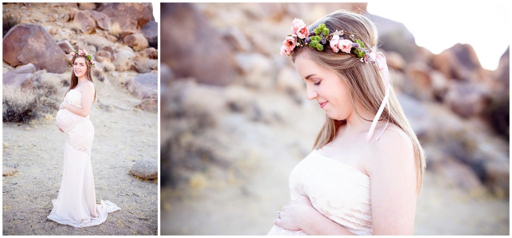 rainbow baby maternity session