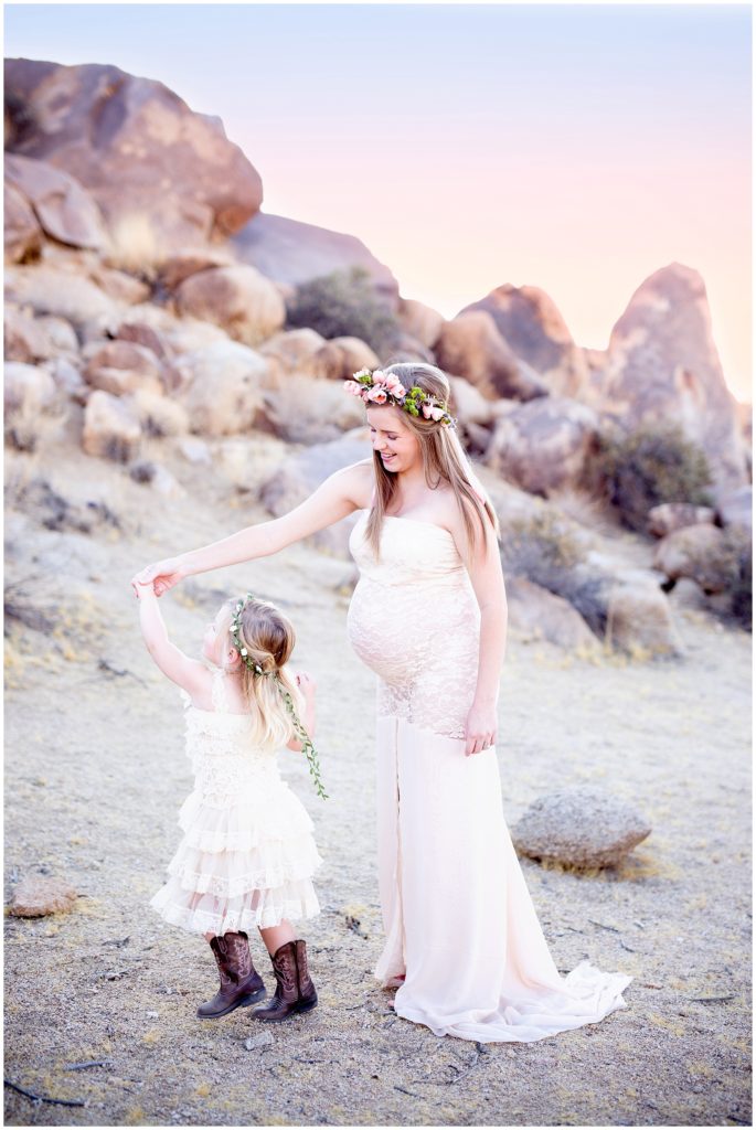 rainbow baby maternity session