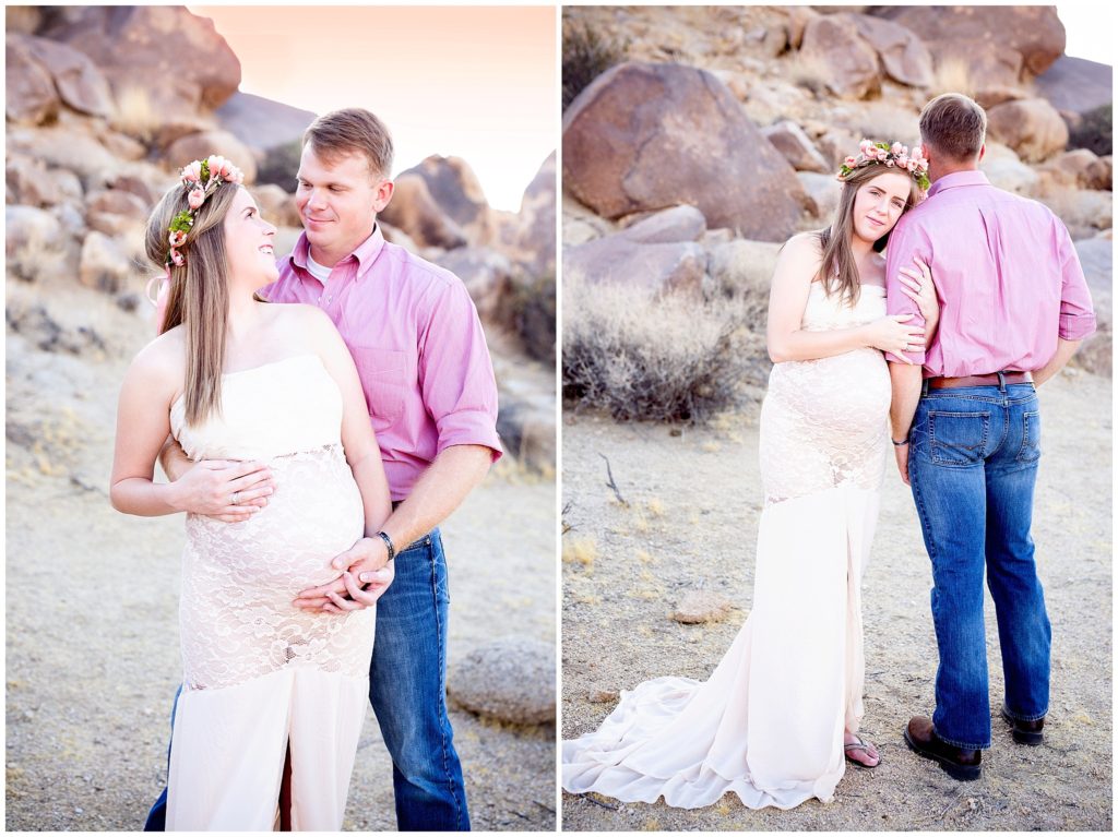 rainbow baby maternity session