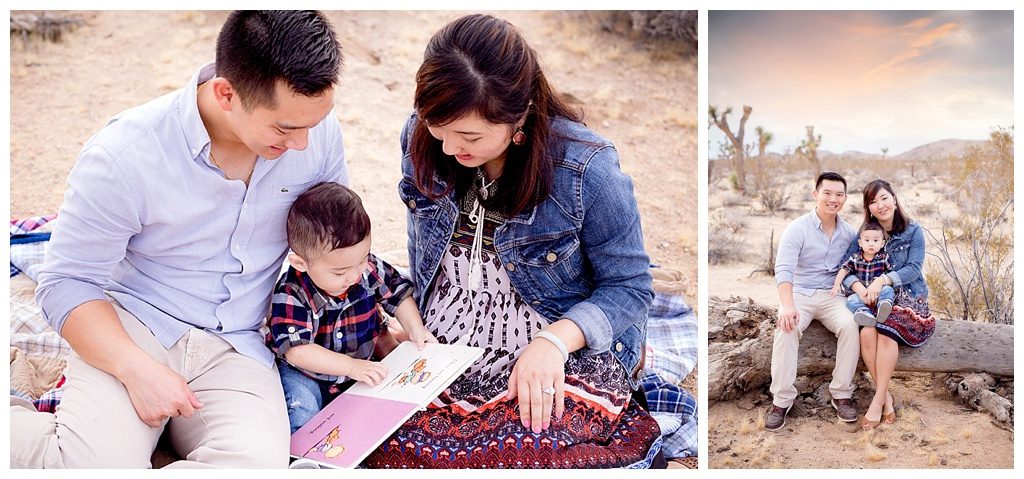 Family Photography with a toddler. Story time is a great idea!
