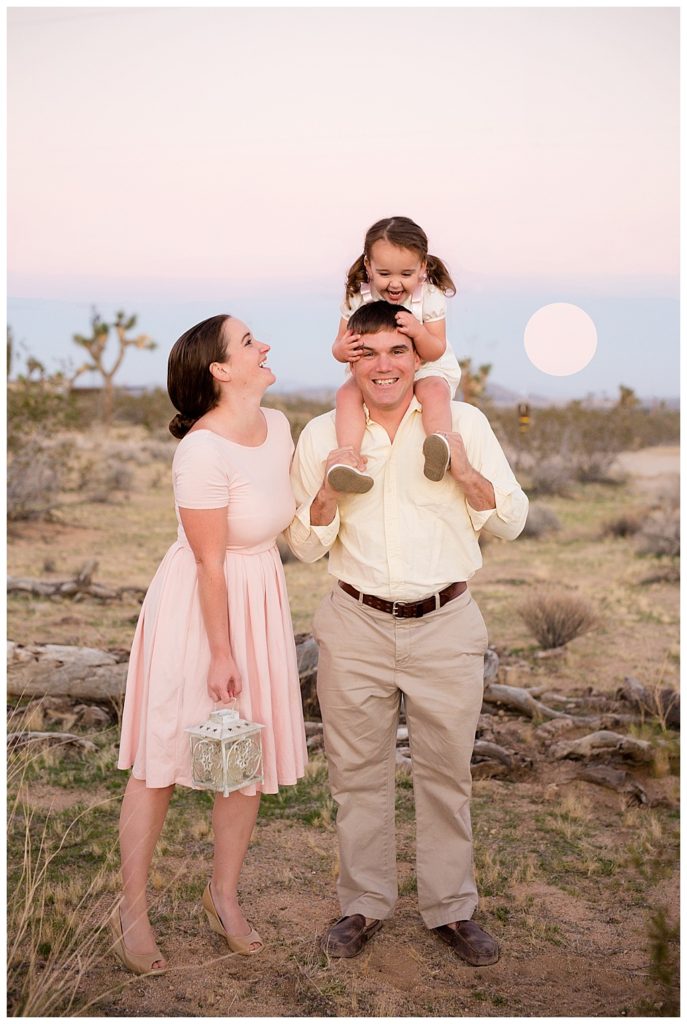 Family Photography by the supermoon